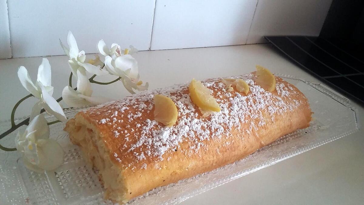 recette Roulé au citron mascarpone