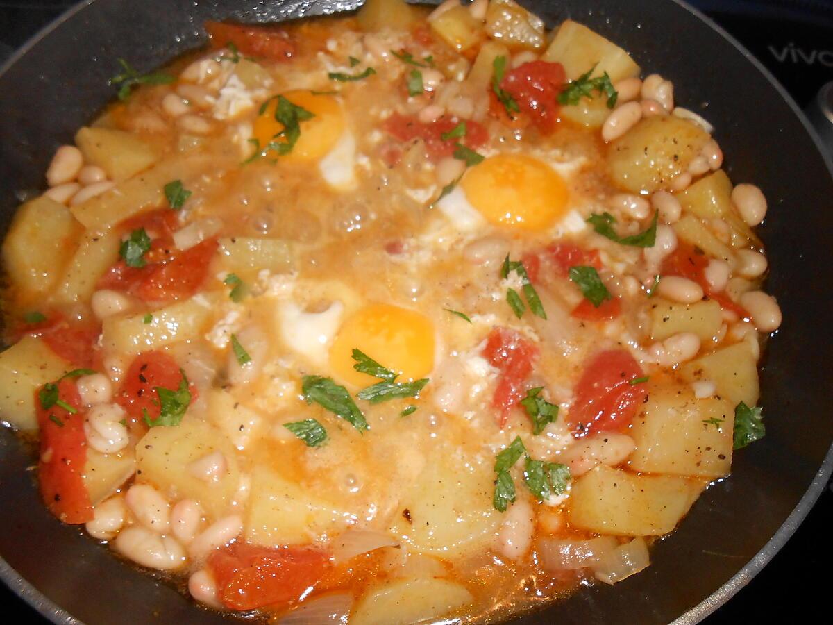 recette RAGOUT DE LEGUMES OEUFS AU PLAT