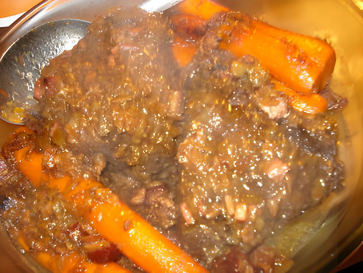 recette Daube à la joue de boeuf