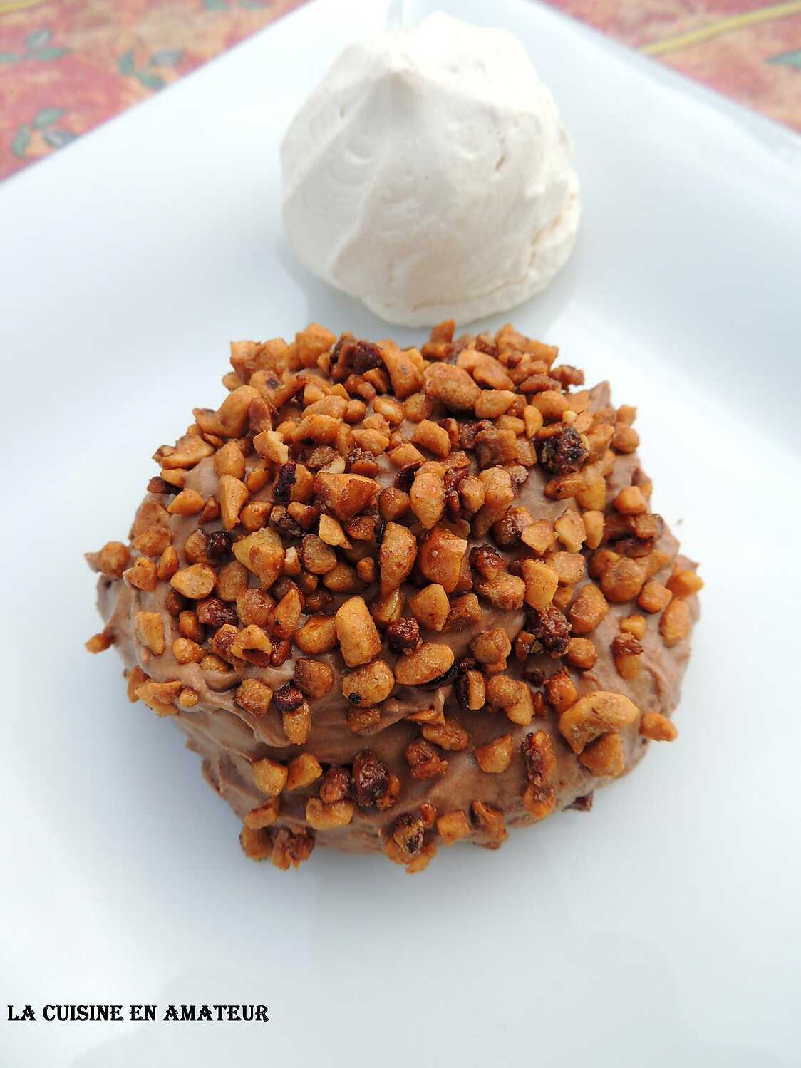 Recette de Meringues enrobées à la mousse chocolat