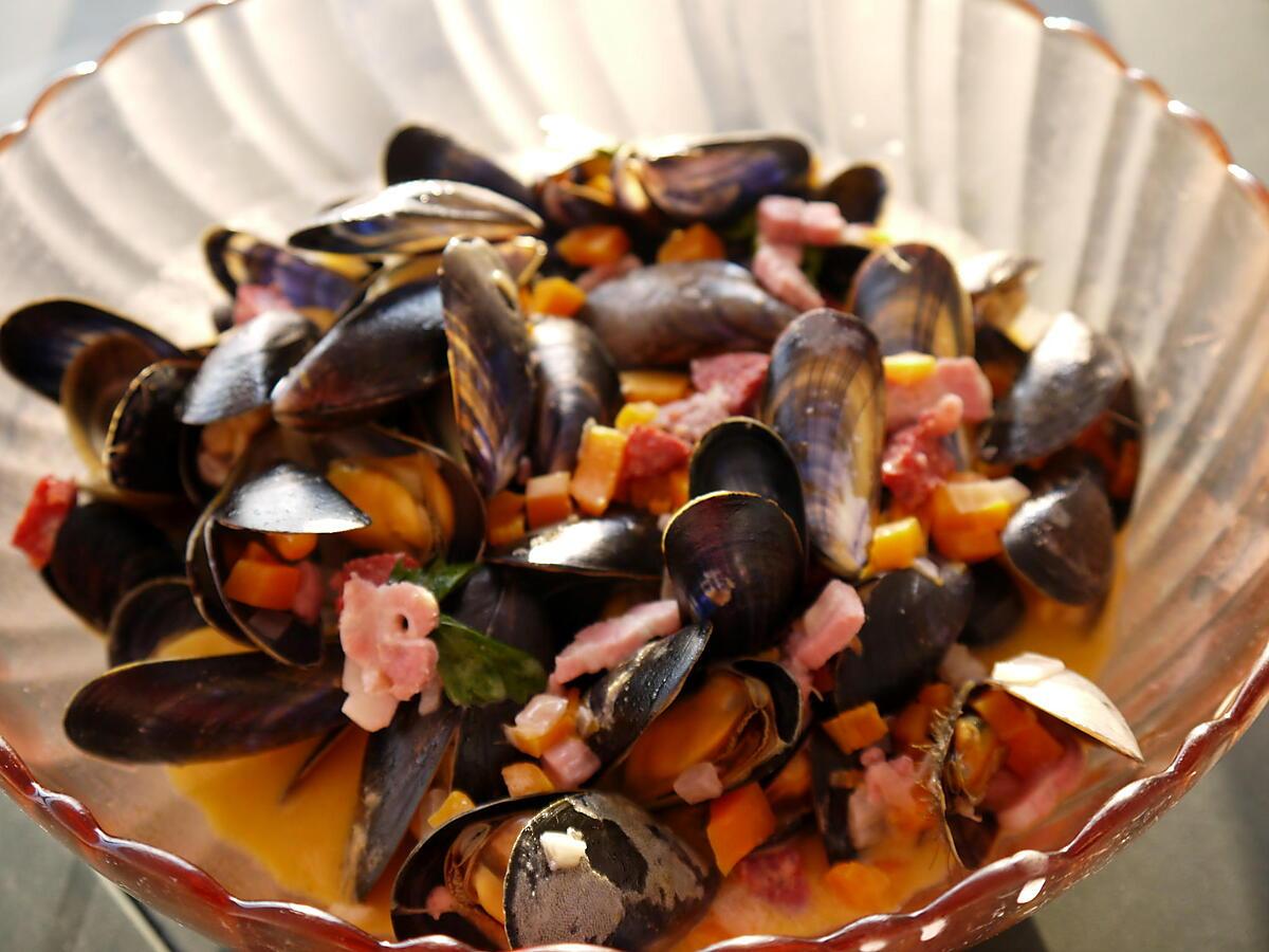 recette Moules au chorizo