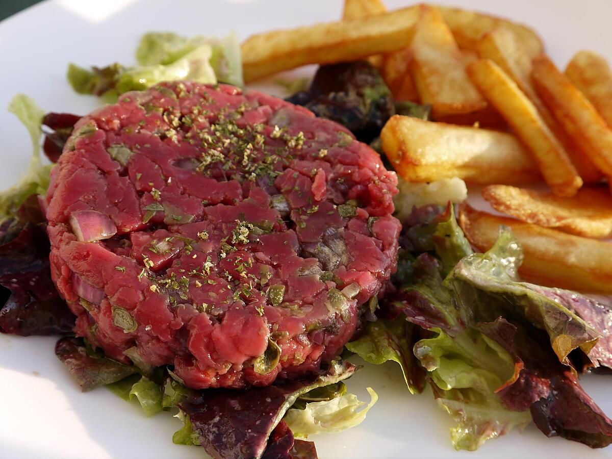 recette Tartare de boeuf au couteau