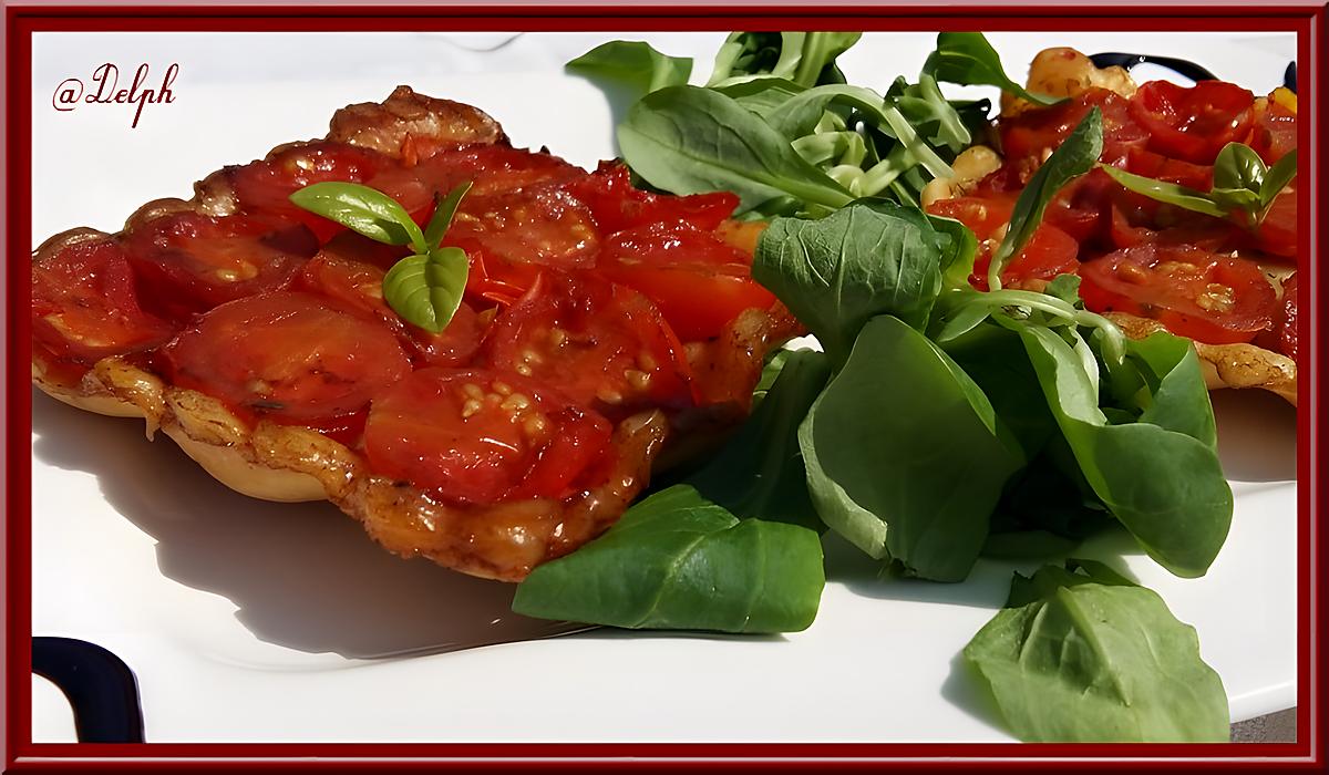 recette Tartelettes tatin aux tomates cerises