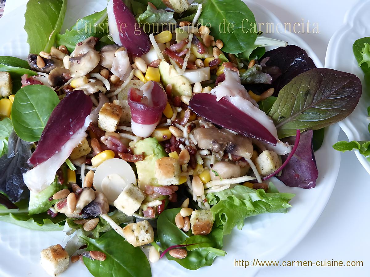 recette Salade fraîcheur croquante