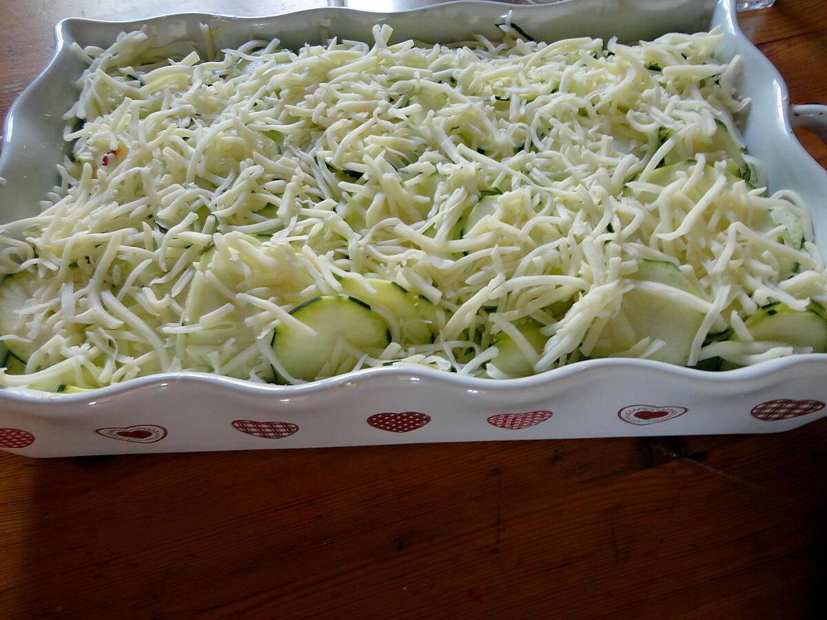 recette COURGETTE brie mozzarella