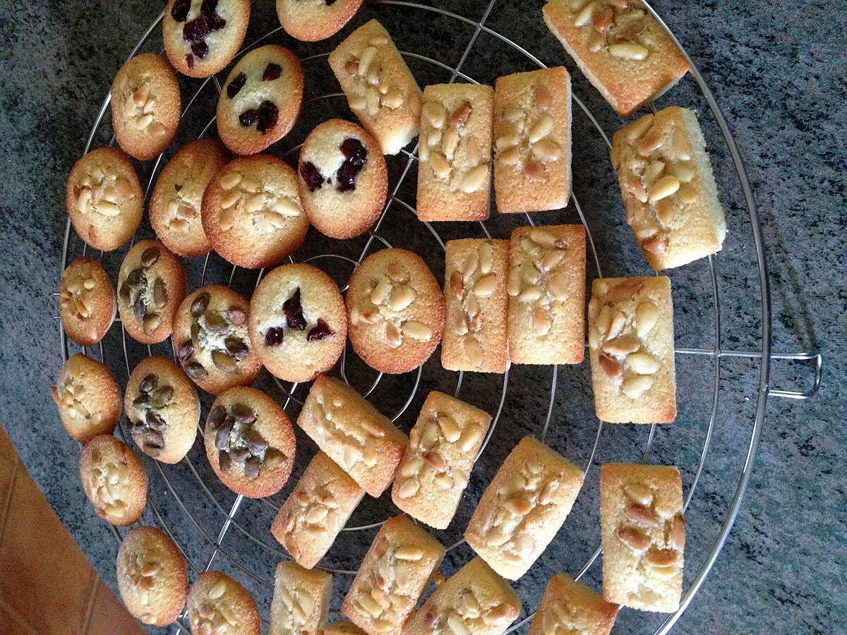 recette Mini financiers aux pignons