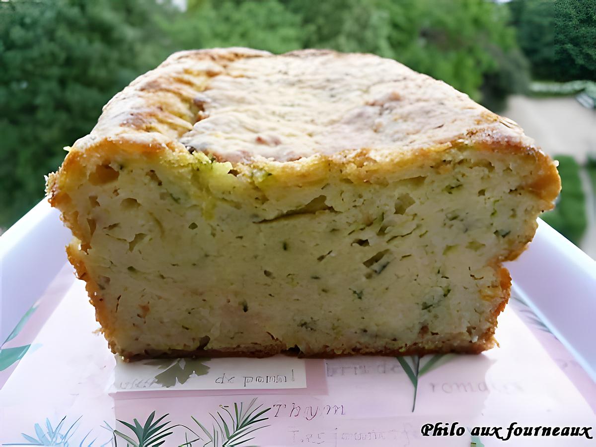 recette Cake aux courgettes & au parmesan