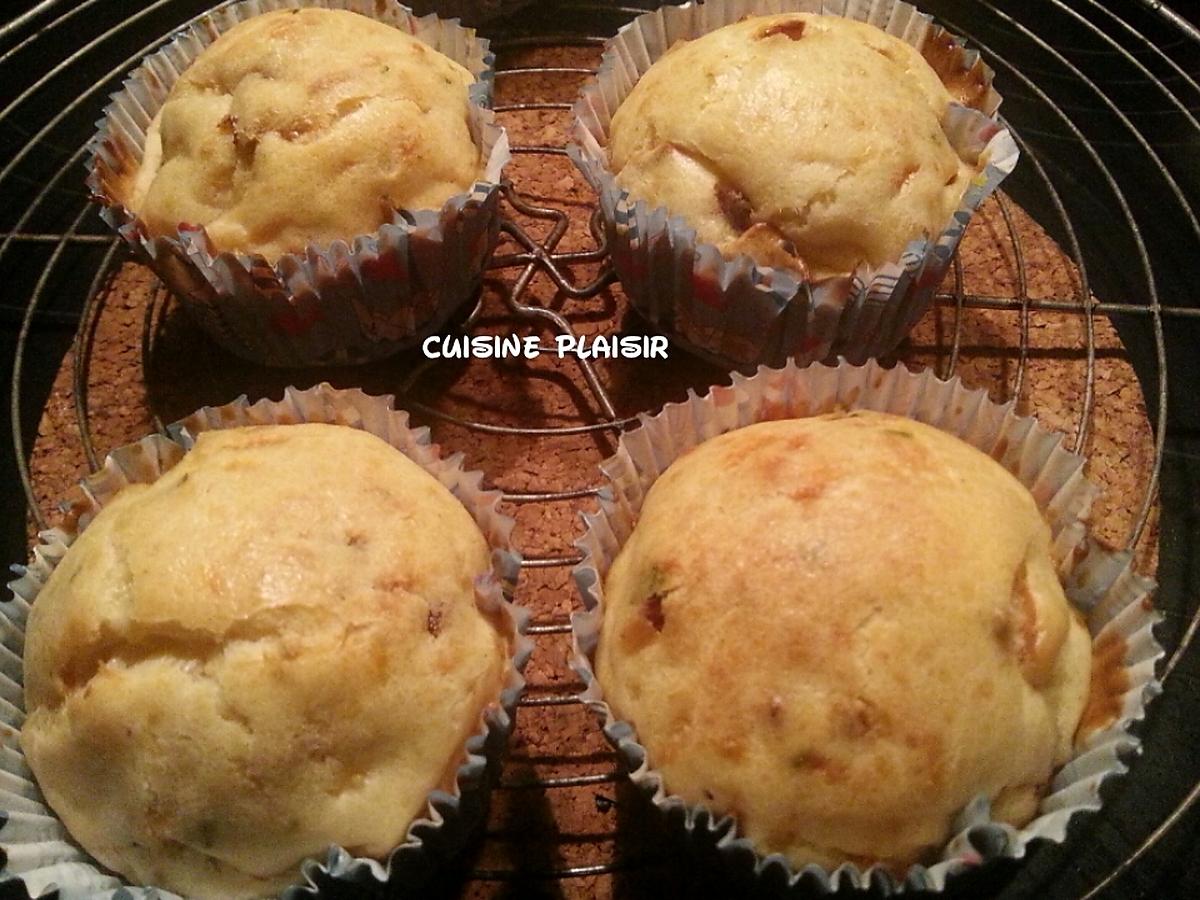 recette Muffins au saumon fumé et tomates confites