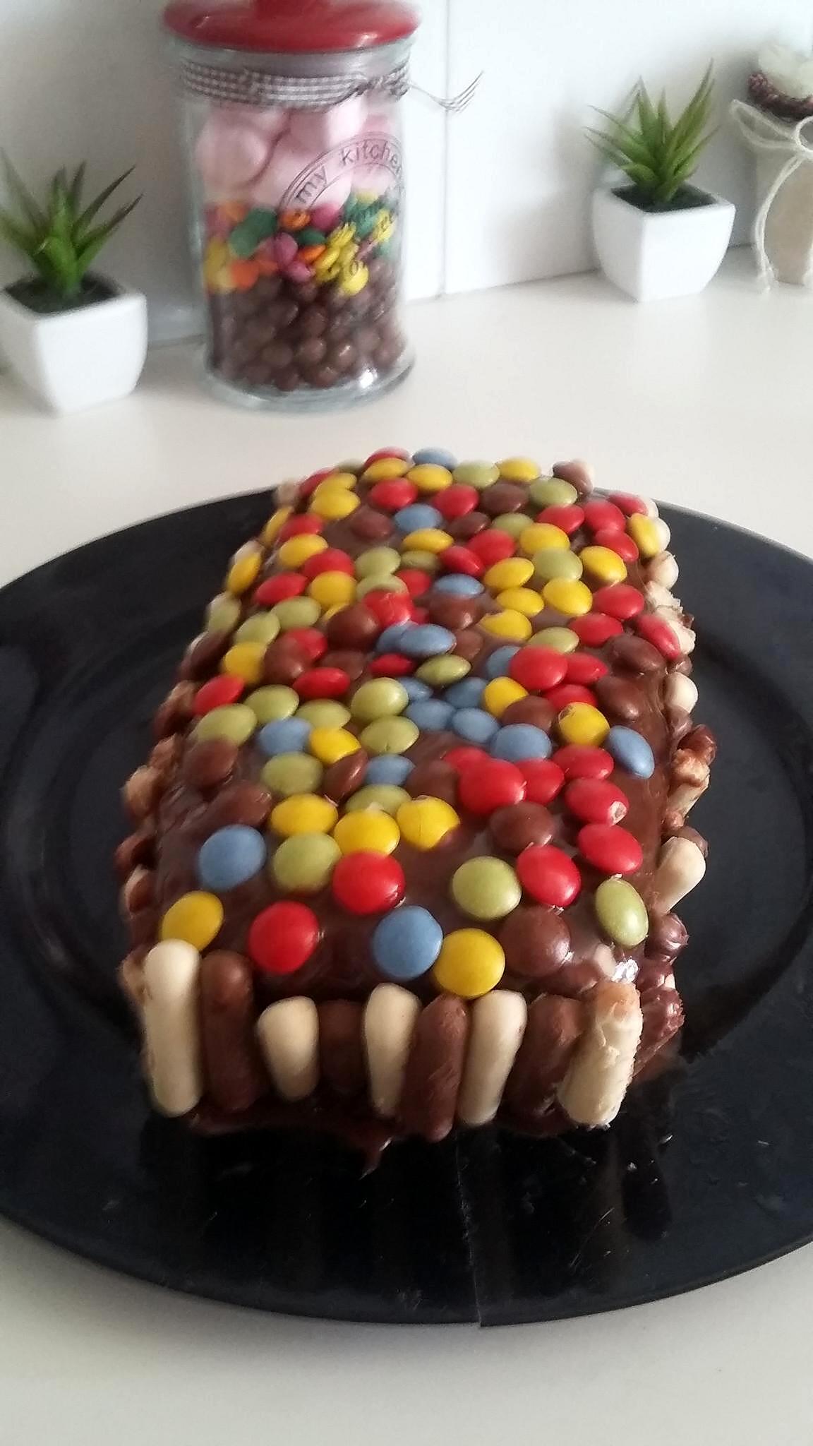 recette Gateau finger et smarties de Princesse pour Mamie