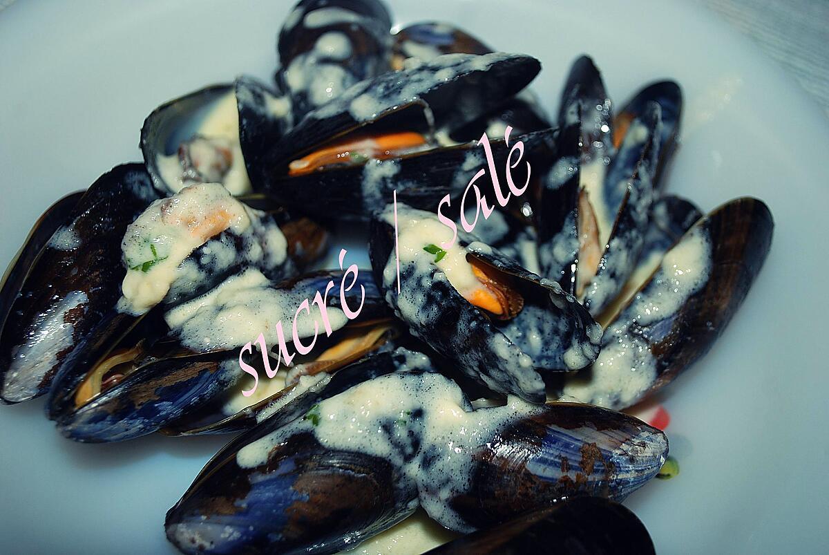 recette Moules au Maroilles