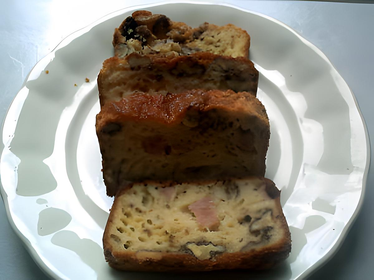 recette cake au jambon et aux noix