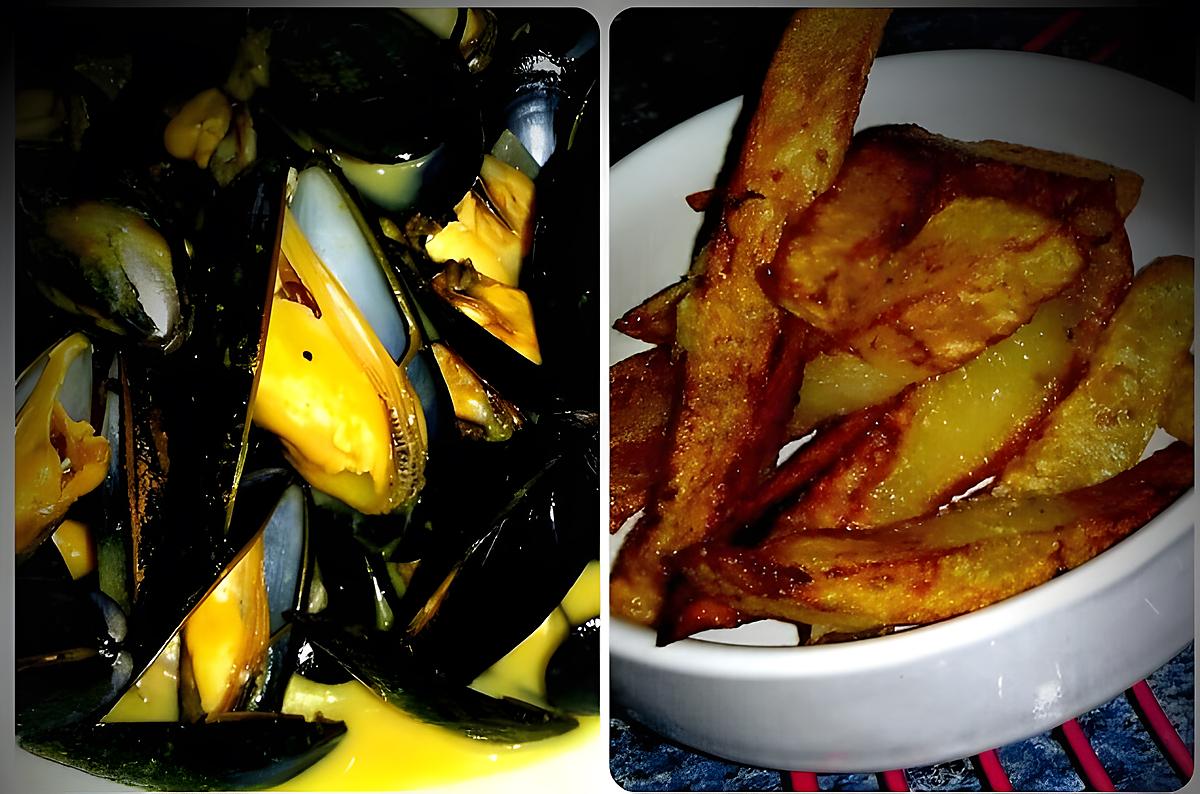 recette Moules au curry