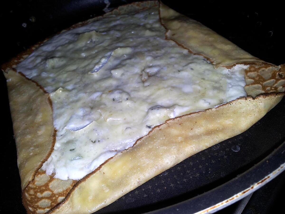 recette *Soirée* crépes salé au 3 fromages