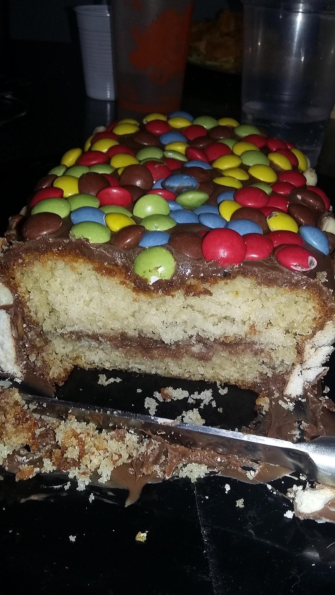 recette Gateau finger et smarties de Princesse pour Mamie