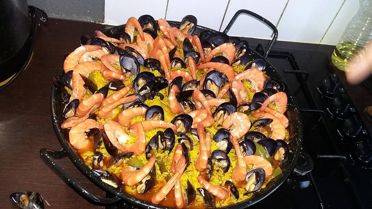 recette Notre Paella Familiale