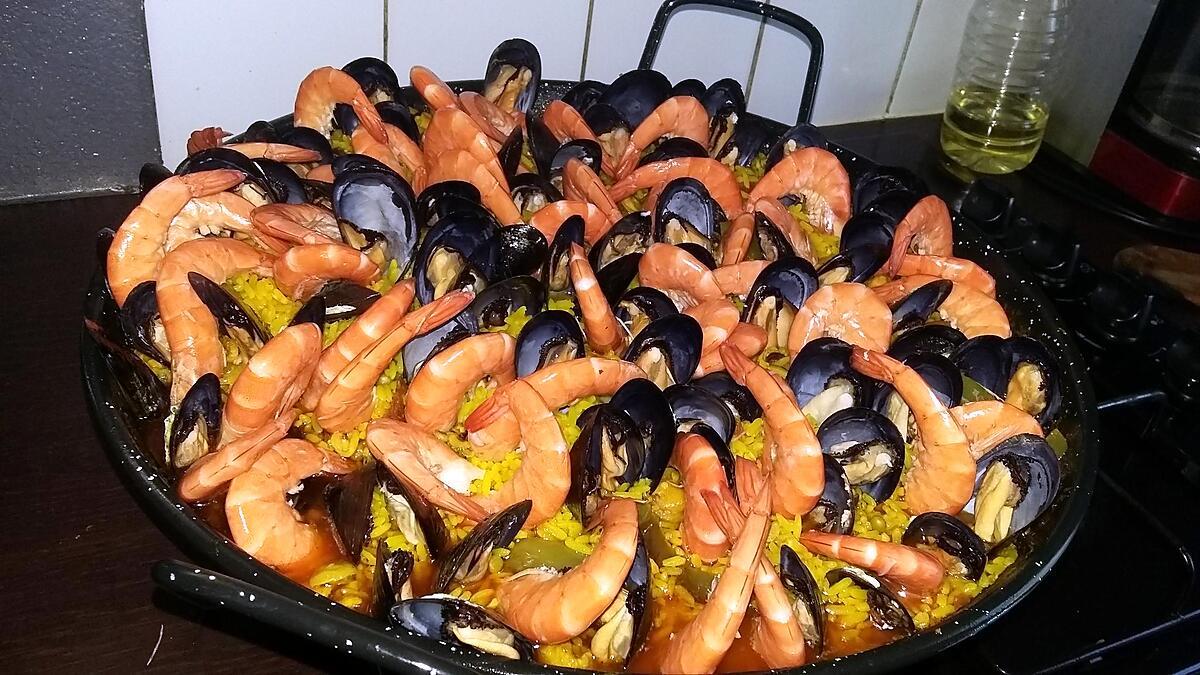 recette Notre Paella Familiale