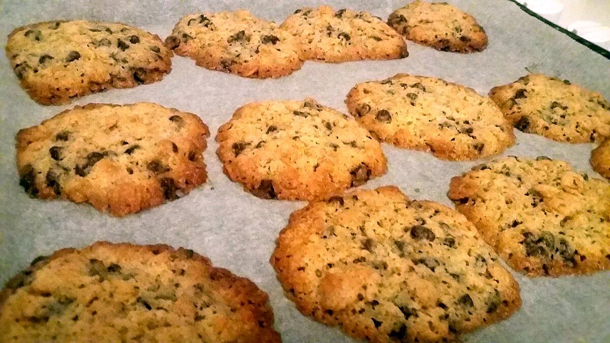 recette Cookies aux pépites de chocolat et aux corn flakes