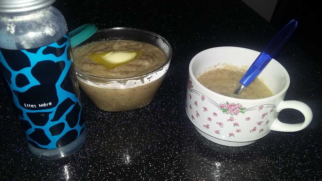 Recette de Purée bébé de Mamie pomme de terre champignon tomate