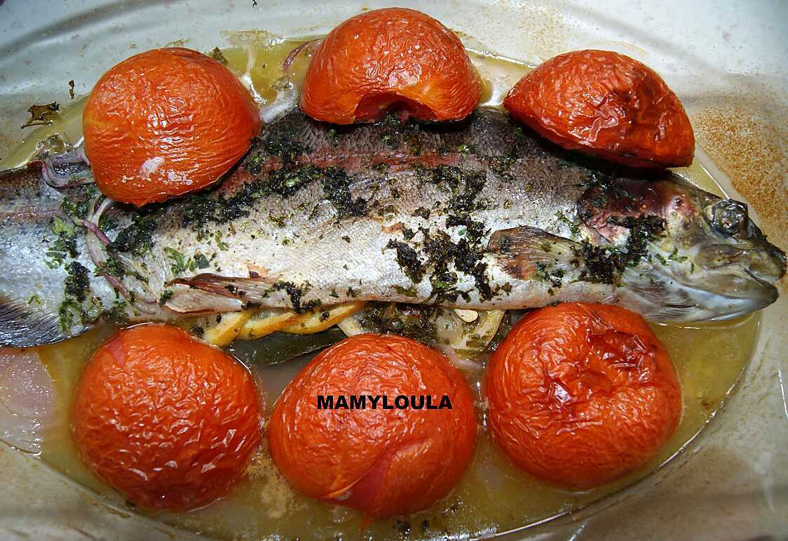 Recette de Truite au four par Mamyloula