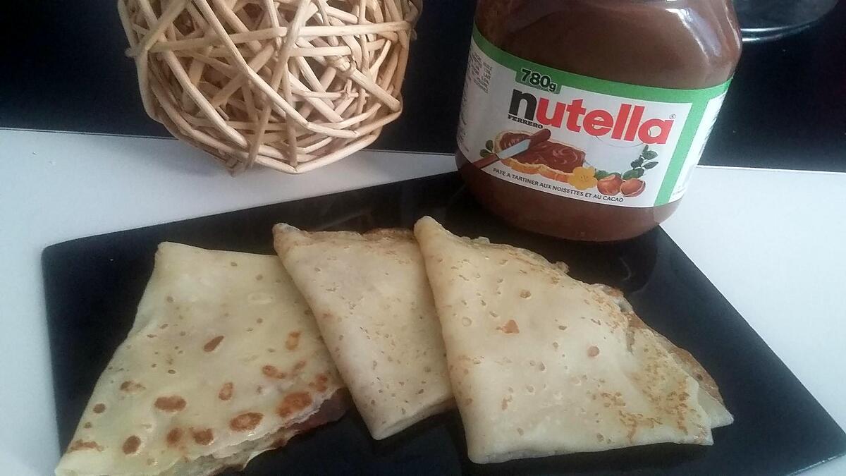 recette Crêpe roulé jambon fromage maison