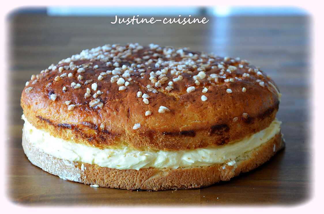 Recette de Tarte tropézienne par Justine-cuisine (ephemer)