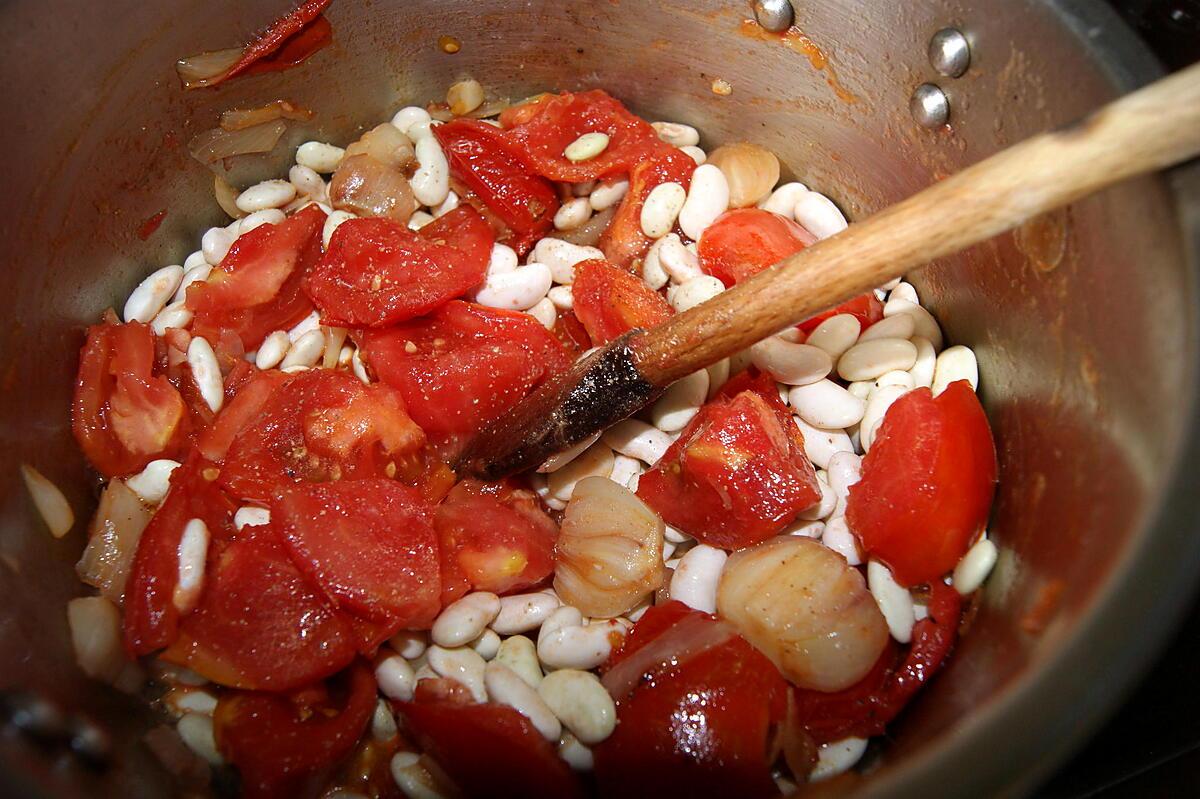 recette Haricots blancs à la tomate