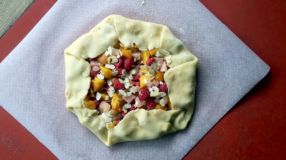 recette Tarte rustique aux fruits d'été