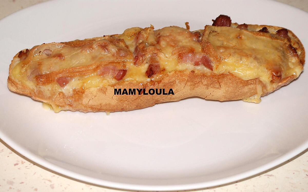 recette Baguette gratinée au Maroilles