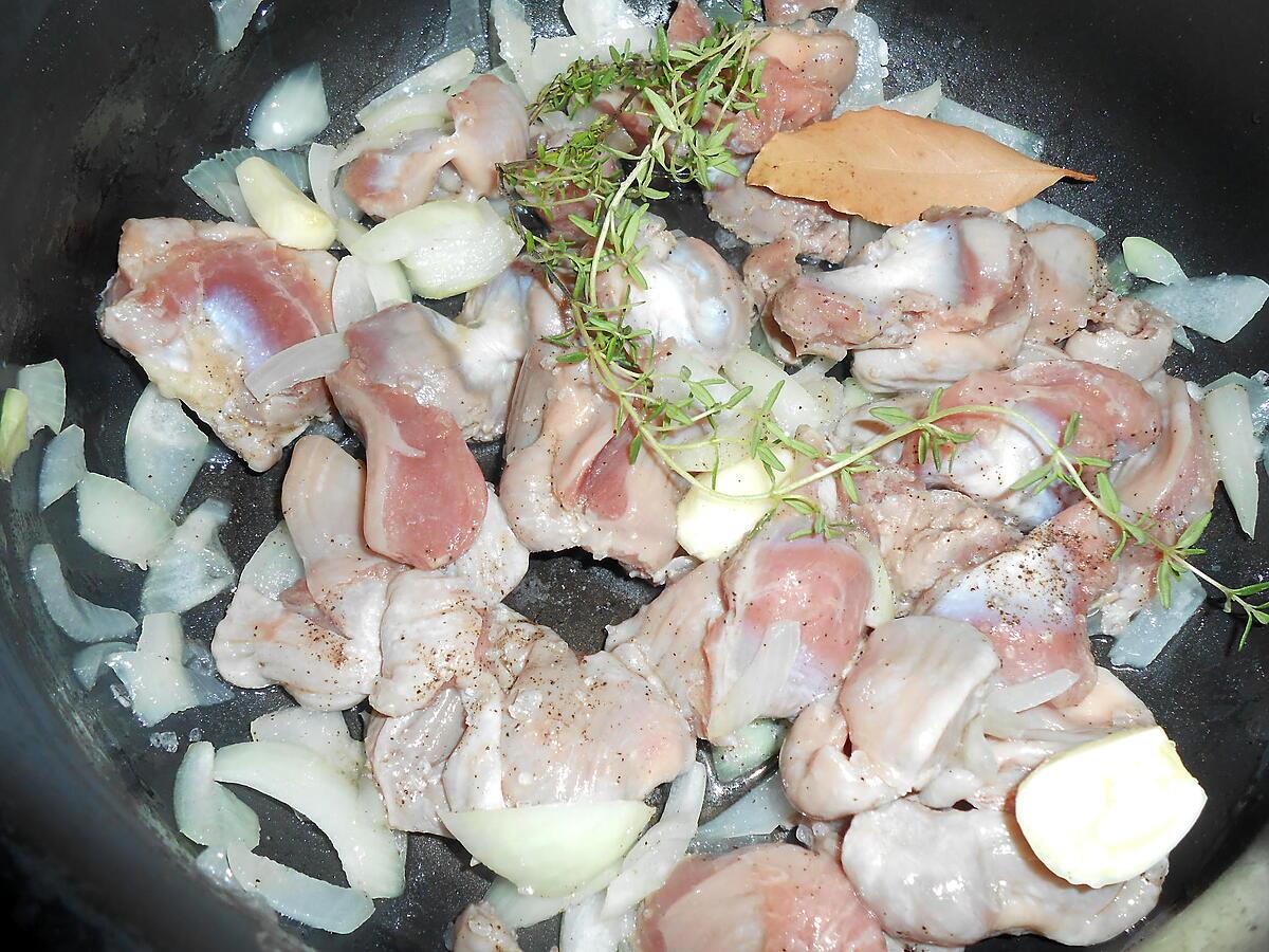 recette GESIERS DE POULET EN GIBELOTE