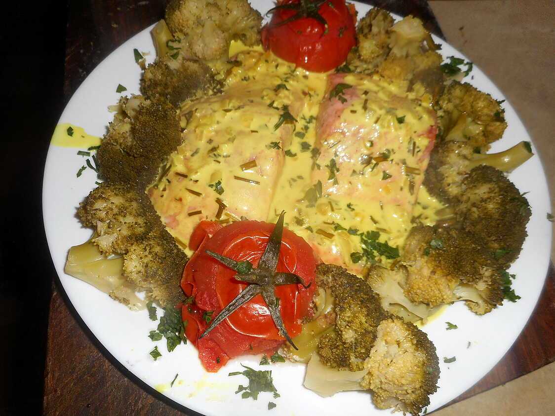 Recette de Pavé de saumon sauce citonnée