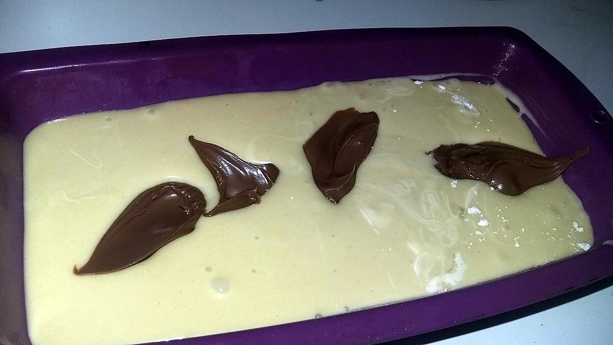 recette Quatre quart au Nutella