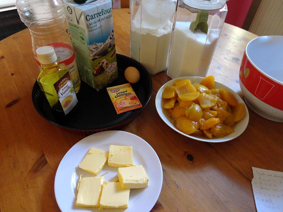 recette tarte fondante AUX pêches