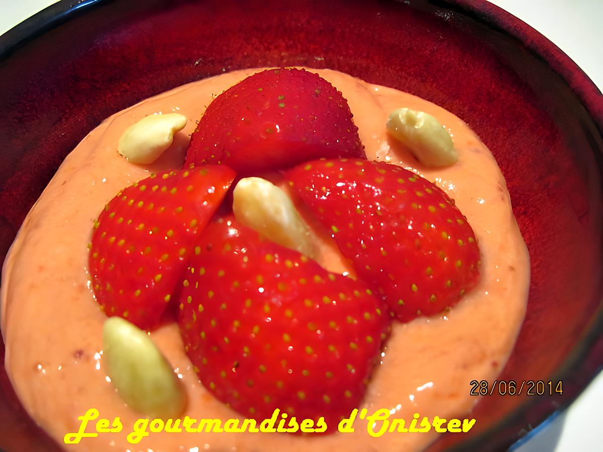 recette Crème glacée à la fraise d'après Gaston LENÔTRE