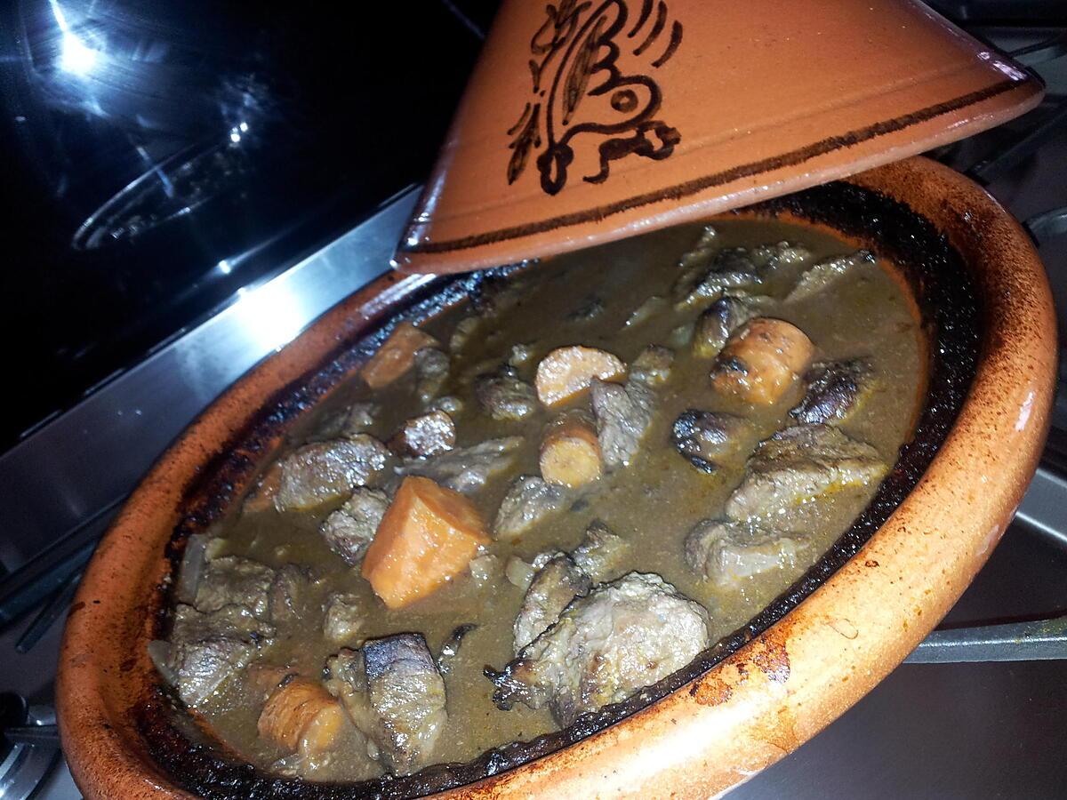 recette Tajine de boeuf bourguignon