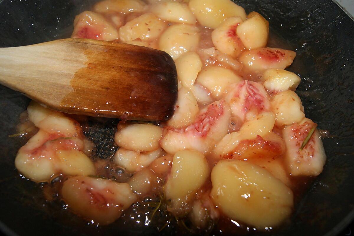 recette Truites aux pêches