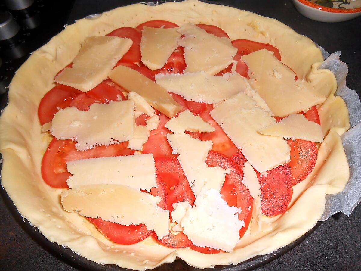 recette TARTE TOMATES CANTAL