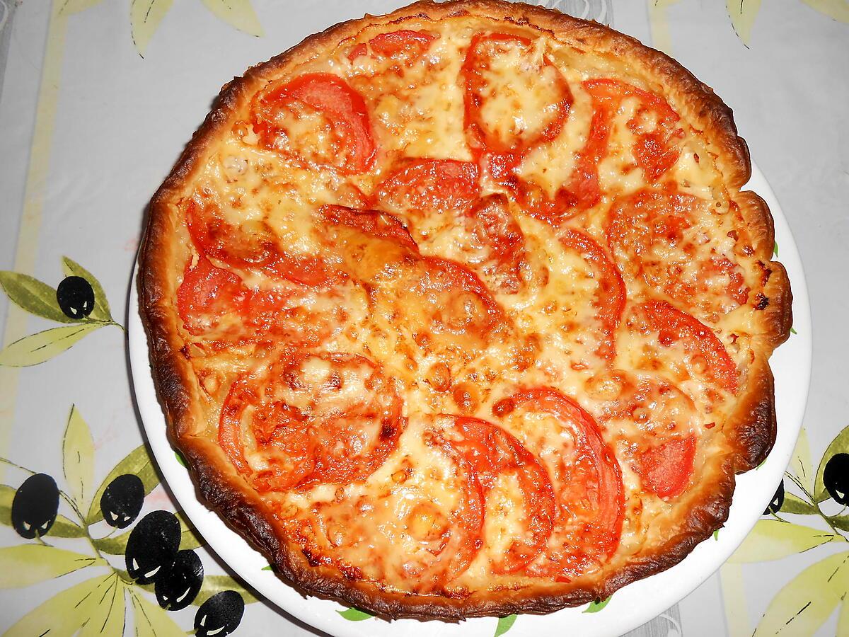 recette TARTE TOMATES CANTAL