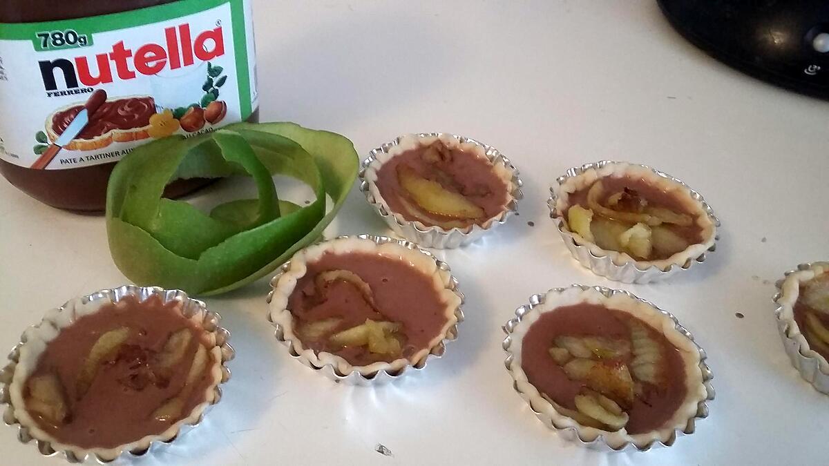 recette Minis tartes au pomme Nutella