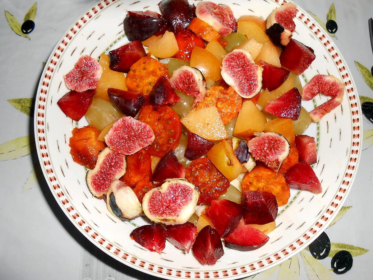 recette SALADE DE FRUITS DE L'AUTONME