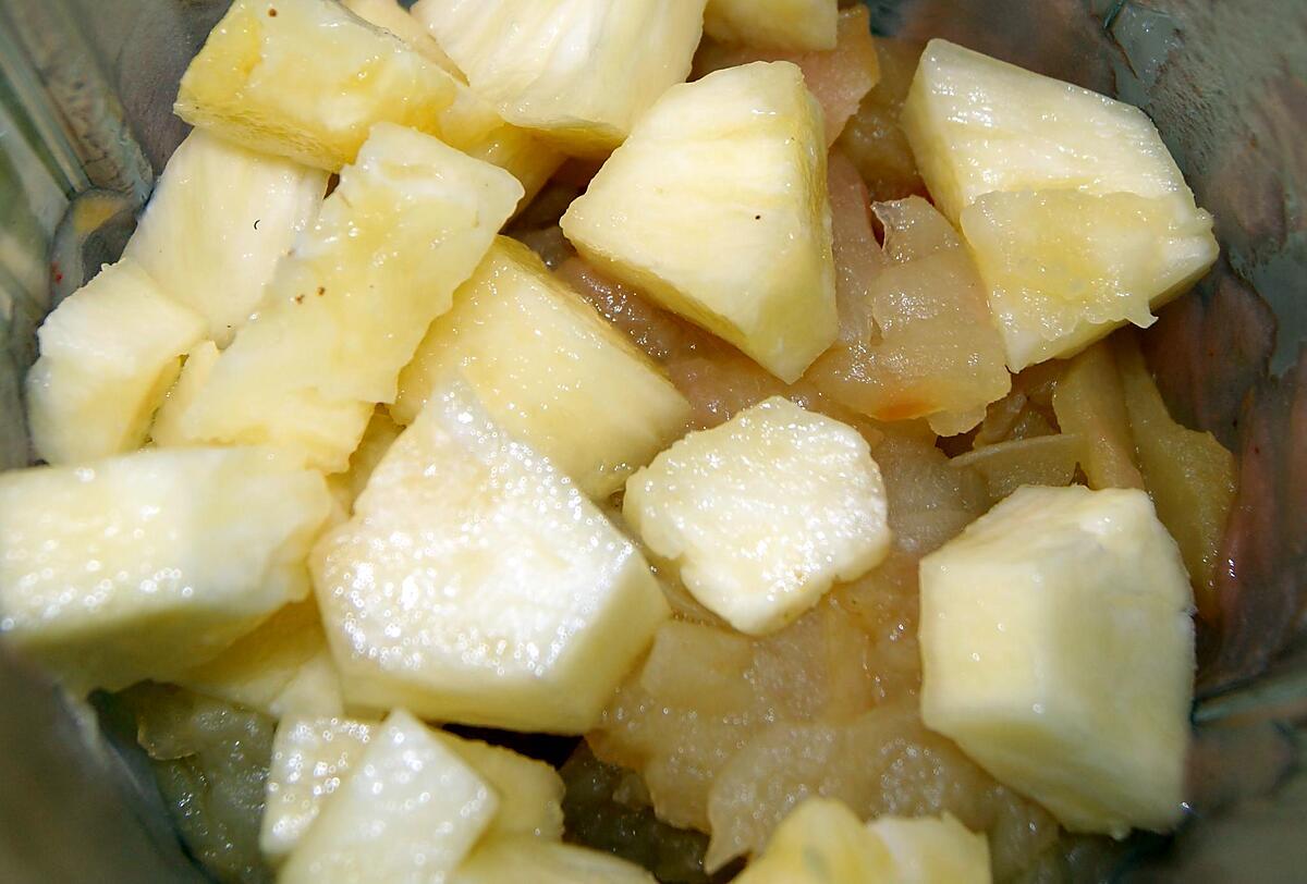 recette Compôte pomme ananas