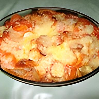 recette gratin de pommes de terre au surimi