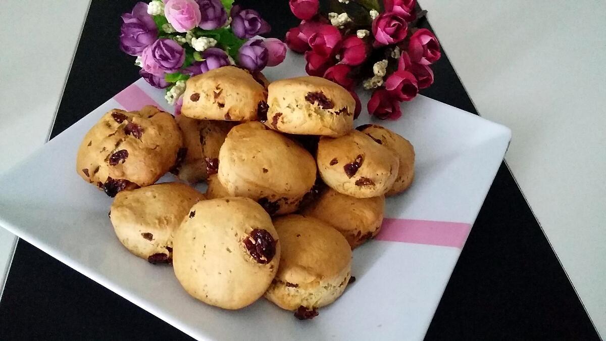 recette Scones au cranberries