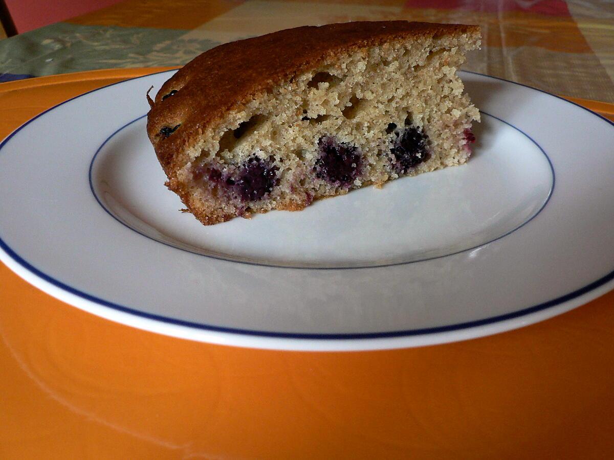 recette Gâteau léger aux mûres