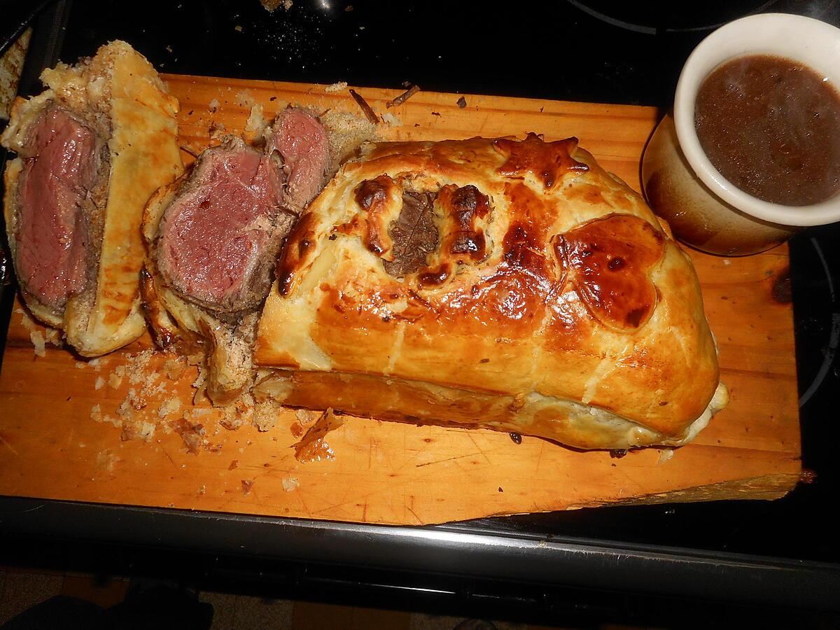 recette Filet de boeuf en croute foie gras