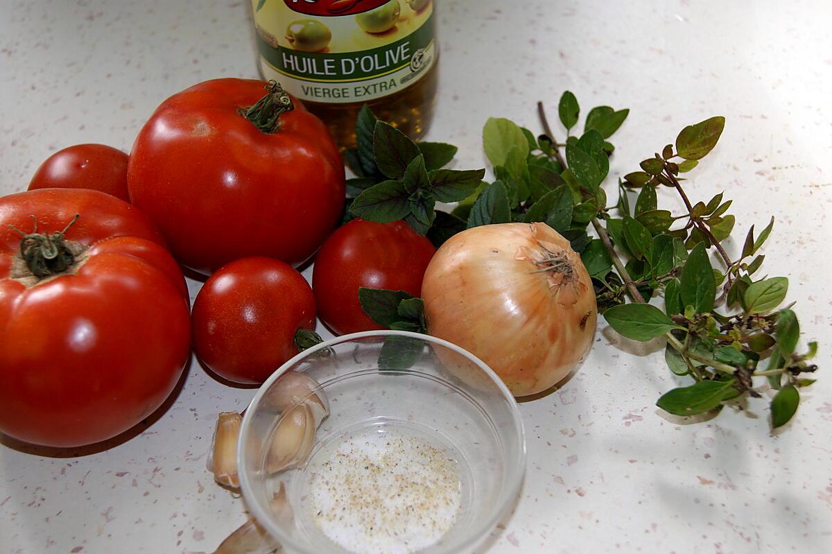 recette Sauce tomate à pizza