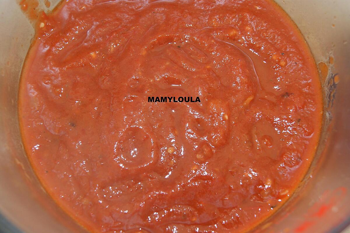 recette Sauce tomate à pizza