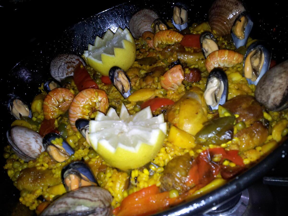 recette La Paella de Mon Papa