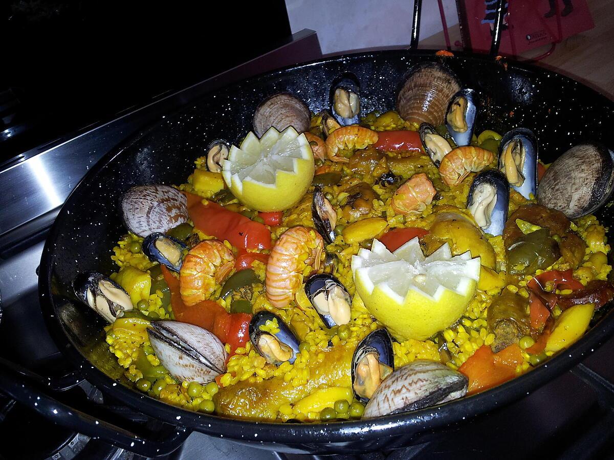 recette La Paella de Mon Papa