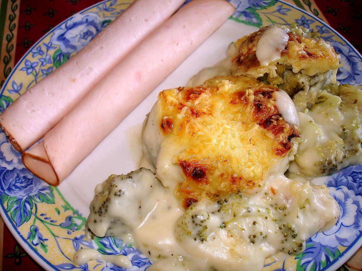 recette Gratin de brocoli
