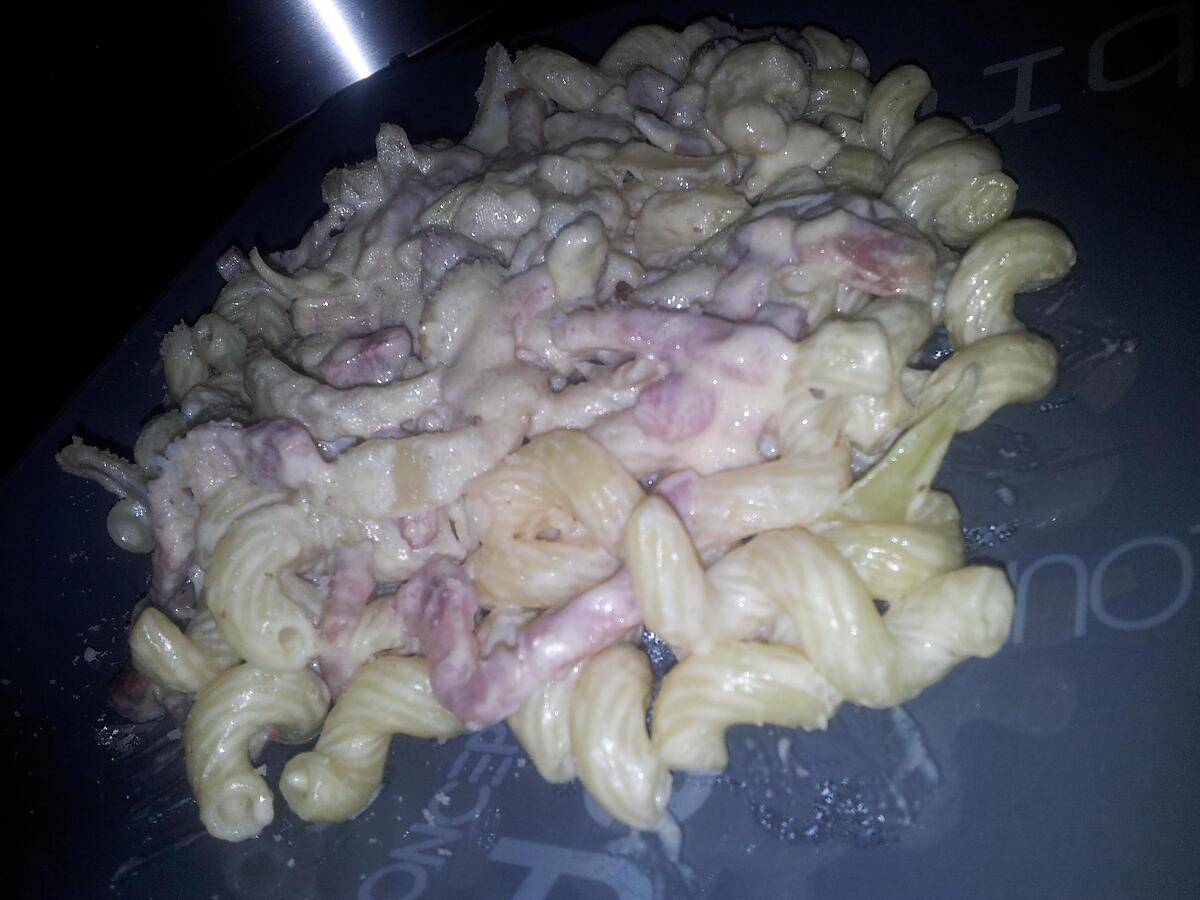 recette Sauce carbonara aux 3 fromages et miel